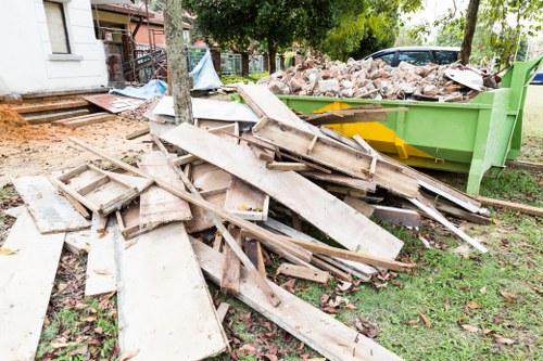 Professional team performing house clearance in Vauxhall