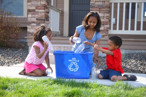 Commercial waste disposal process