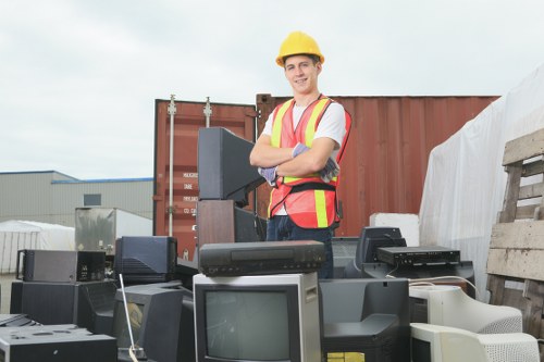 Clearing out furniture and household items during home clearance